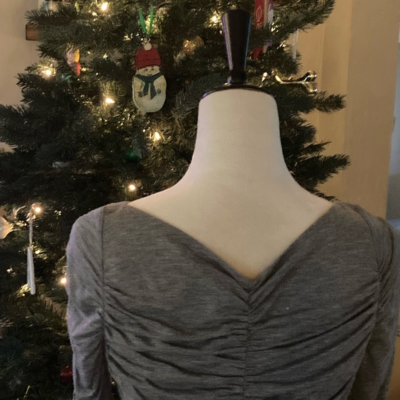 BCBG MAXAZRIA Gray Dress, Medium - Picture 8 of 11